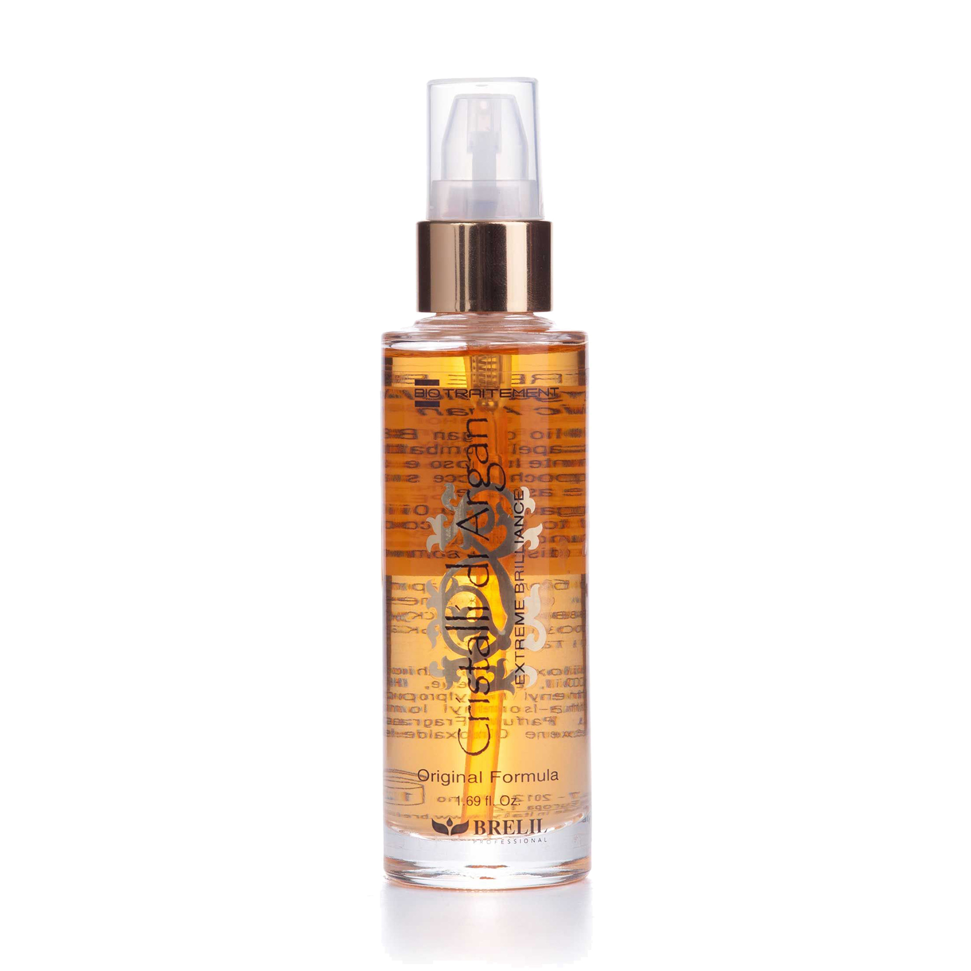 Рідкі кристали Brelil Cristalli d'Argan Extreme Brilliance Original Formula з аргановою олією, 50 мл